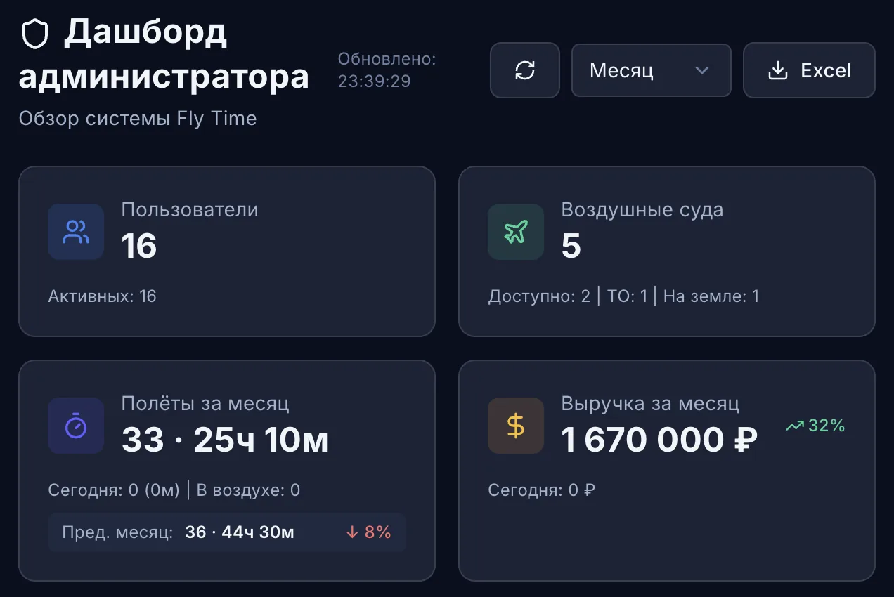 Экран Fly_Time